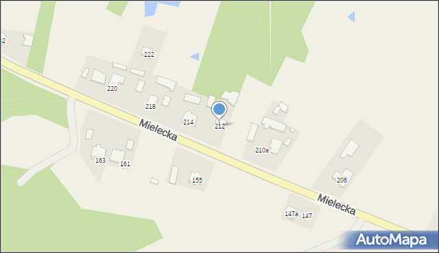 Kolbuszowa Dolna, Mielecka, 212, mapa Kolbuszowa Dolna