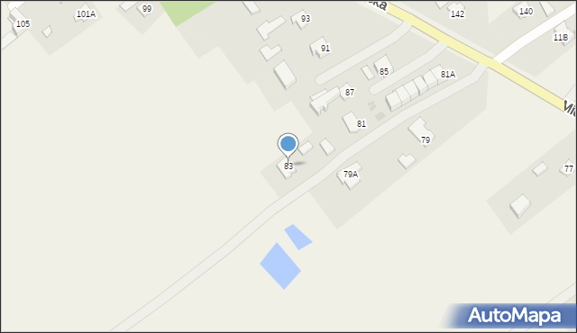 Kolbuszowa Dolna, Mielecka, 83, mapa Kolbuszowa Dolna