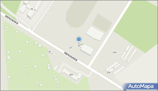 Konstancin-Jeziorna, Mirkowska, 41, mapa Konstancin-Jeziorna