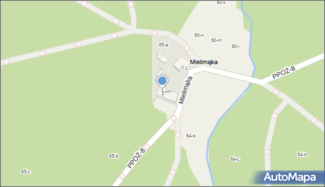 Laskowo, Mielimąka, 2, mapa Laskowo