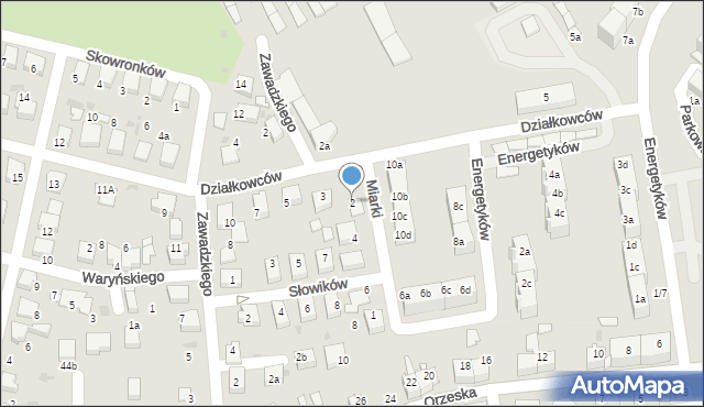 Łaziska Górne, Miarki, 2, mapa Łaziska Górne