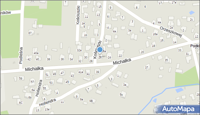 Leżajsk, Michałka Tomasza, 26, mapa Leżajsk