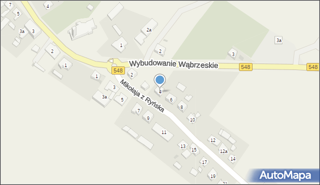 Lisewo, Mikołaja z Ryńska, 4, mapa Lisewo