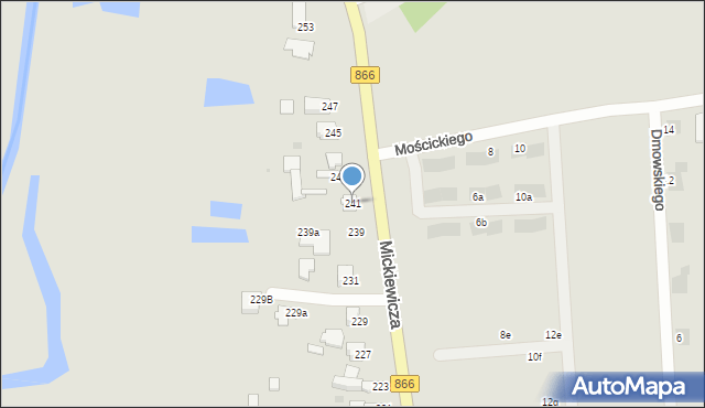 Lubaczów, Mickiewicza Adama, 241, mapa Lubaczów