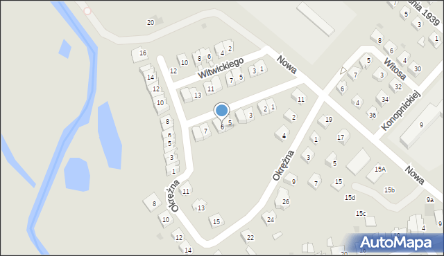 Lubaczów, Misztala Franciszka, prof., 6, mapa Lubaczów