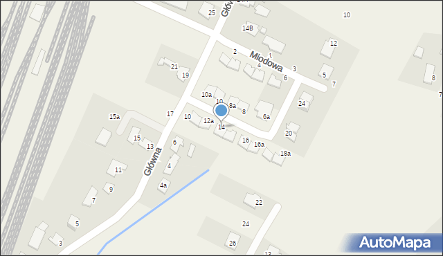 Maksymilianowo, Miodowa, 14, mapa Maksymilianowo