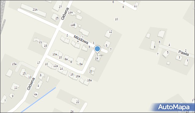 Maksymilianowo, Miodowa, 26, mapa Maksymilianowo