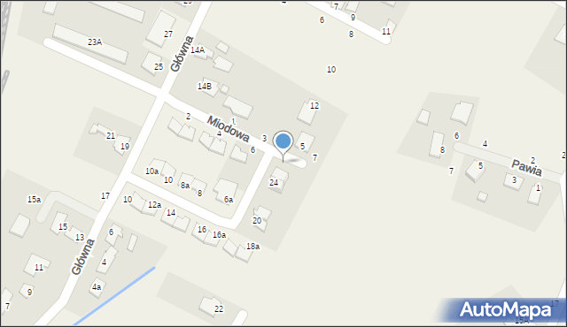 Maksymilianowo, Miodowa, 8, mapa Maksymilianowo