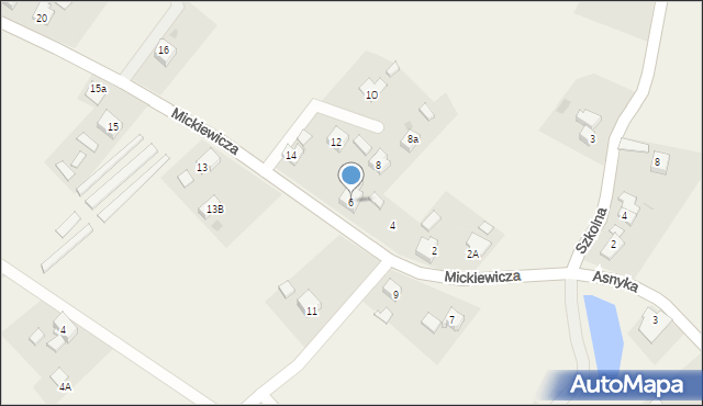 Marklowice Górne, Mickiewicza Adama, 6, mapa Marklowice Górne