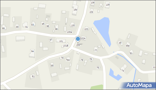 Miączyn, Miączyn, 102, mapa Miączyn