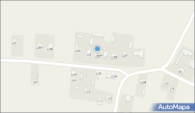 Miączyn, Miączyn, 115C, mapa Miączyn