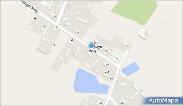 Miączyn Mały, Miączyn Mały, 17, mapa Miączyn Mały