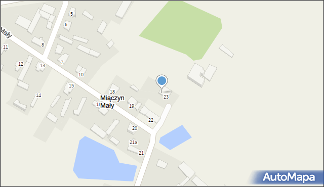 Miączyn Mały, Miączyn Mały, 24, mapa Miączyn Mały