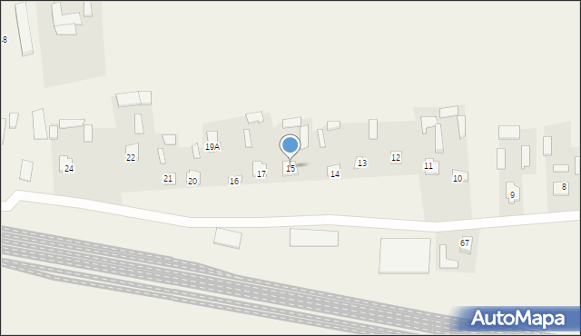 Miączyn-Stacja, Miączyn-Stacja, 15, mapa Miączyn-Stacja