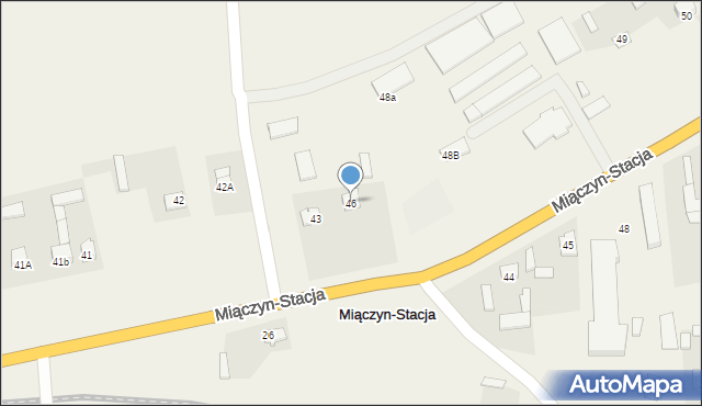 Miączyn-Stacja, Miączyn-Stacja, 46, mapa Miączyn-Stacja