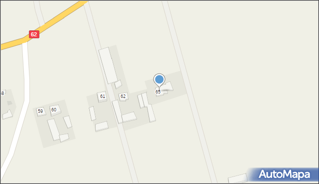 Miączynek, Miączynek, 65, mapa Miączynek