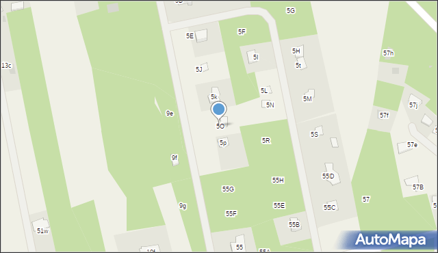 Miałkówek, Miałkówek, 5O, mapa Miałkówek