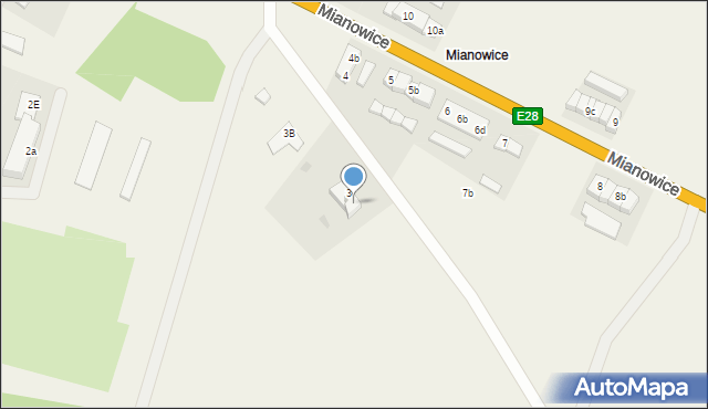 Mianowice, Mianowice, 3a, mapa Mianowice