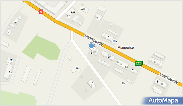 Mianowice, Mianowice, 4, mapa Mianowice