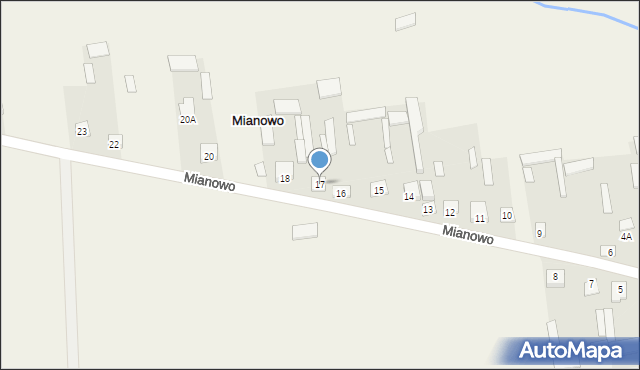Mianowo, Mianowo, 17, mapa Mianowo