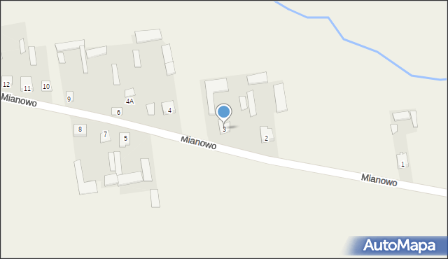 Mianowo, Mianowo, 3, mapa Mianowo