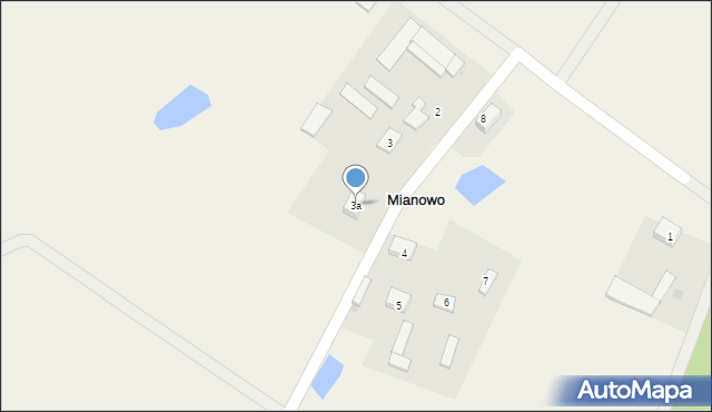 Mianowo, Mianowo, 3a, mapa Mianowo