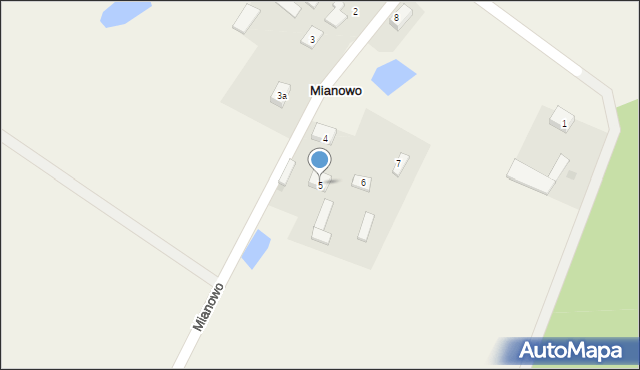 Mianowo, Mianowo, 5, mapa Mianowo