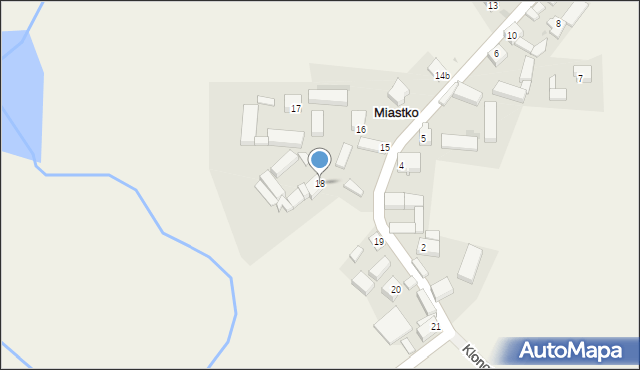 Miastko, Miastko, 18, mapa Miastko