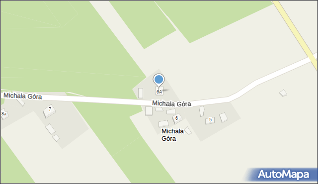 Michala Góra, Michala Góra, 6A, mapa Michala Góra