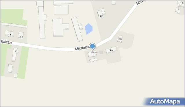 Michalcza, Michalcza, 12, mapa Michalcza