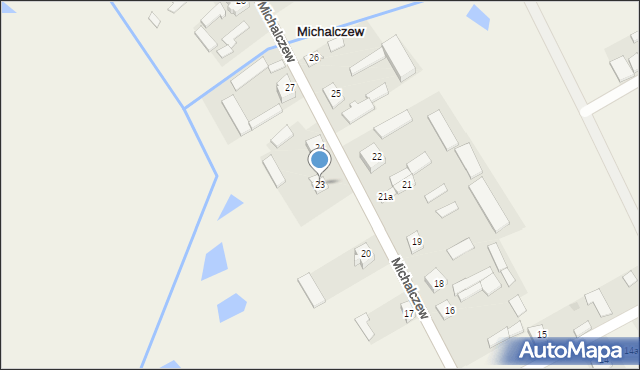 Michalczew, Michalczew, 23, mapa Michalczew