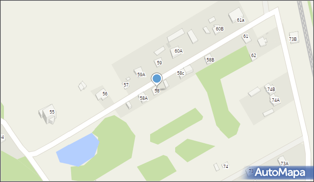 Michalczew, Michalczew, 58, mapa Michalczew