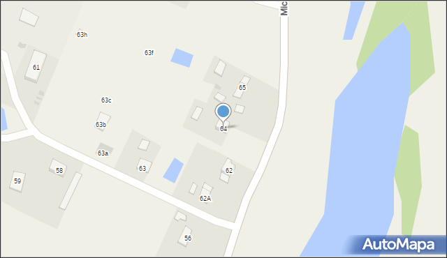 Michale, Michale, 64, mapa Michale