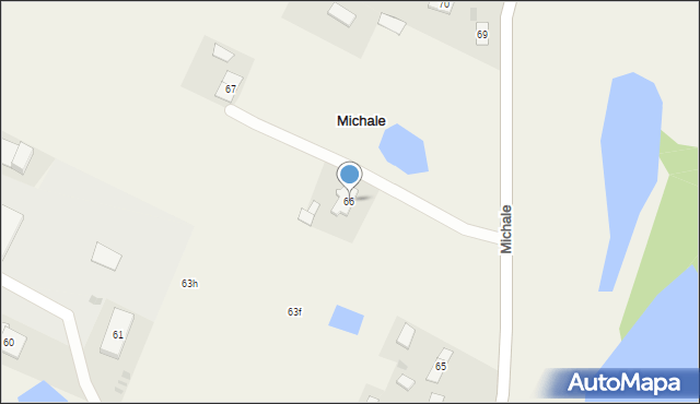 Michale, Michale, 66, mapa Michale