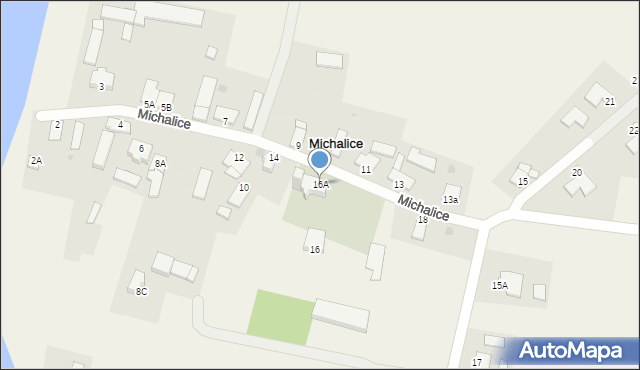 Michalice, Michalice, 16A, mapa Michalice