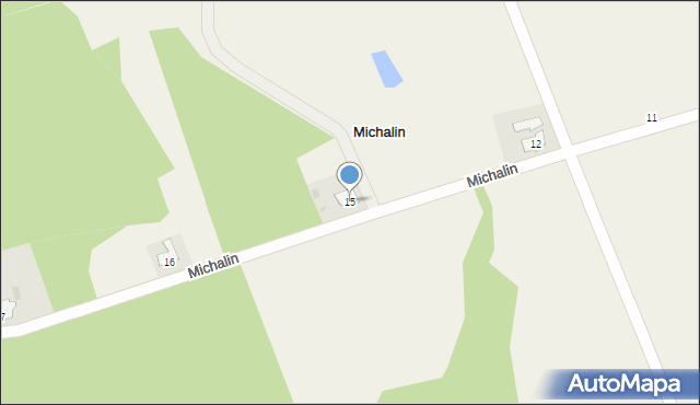 Michalin, Michalin, 15, mapa Michalin