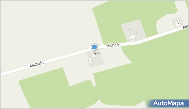 Michalin, Michalin, 18, mapa Michalin