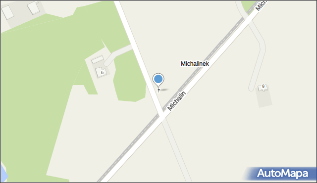 Michalinek, Michalinek, 7, mapa Michalinek