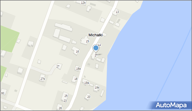 Michałki, Michałki, 17, mapa Michałki