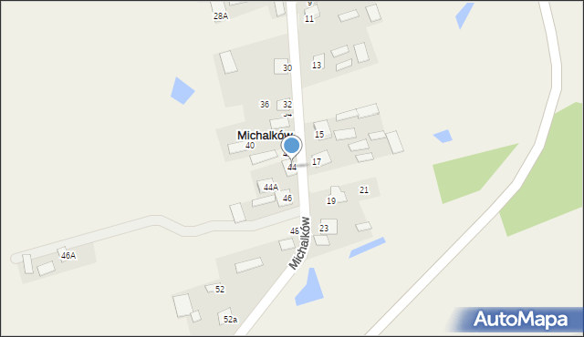Michalków, Michalków, 44, mapa Michalków