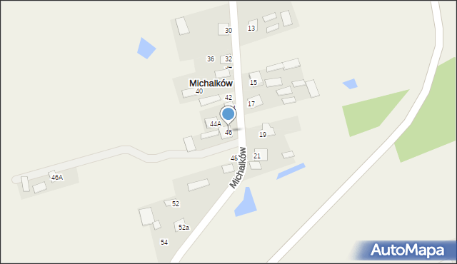 Michalków, Michalków, 46, mapa Michalków