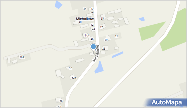 Michalków, Michalków, 50, mapa Michalków