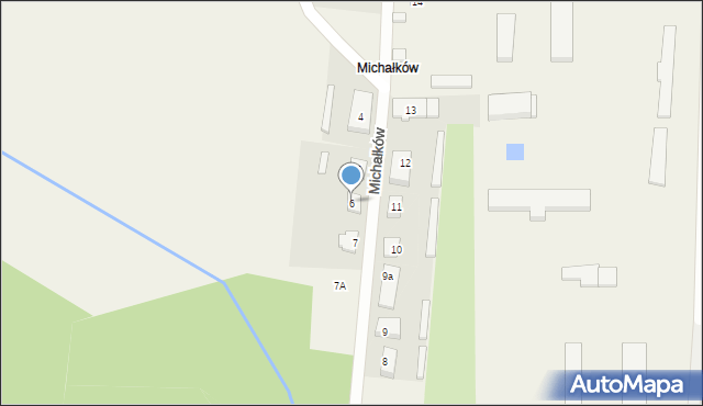 Michałków, Michałków, 6, mapa Michałków