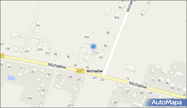 Michałów, Michałów, 94, mapa Michałów