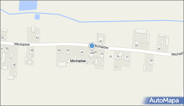 Michalów, Michalów, 41A, mapa Michalów
