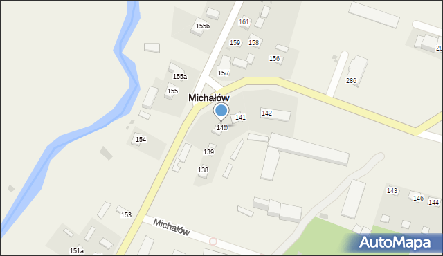 Michałów, Michałów, 140, mapa Michałów