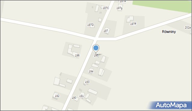 Michałów, Michałów, 195, mapa Michałów