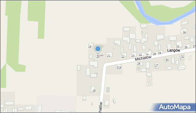 Michałów, Michałów, 20, mapa Michałów