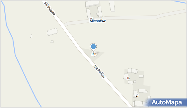 Michałów, Michałów, 16B, mapa Michałów