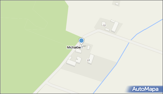 Michałów, Michałów, 12, mapa Michałów